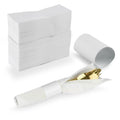 White Paper Napkin Self Adhesive Bands 1.5" X 4.25" - Pack of 750