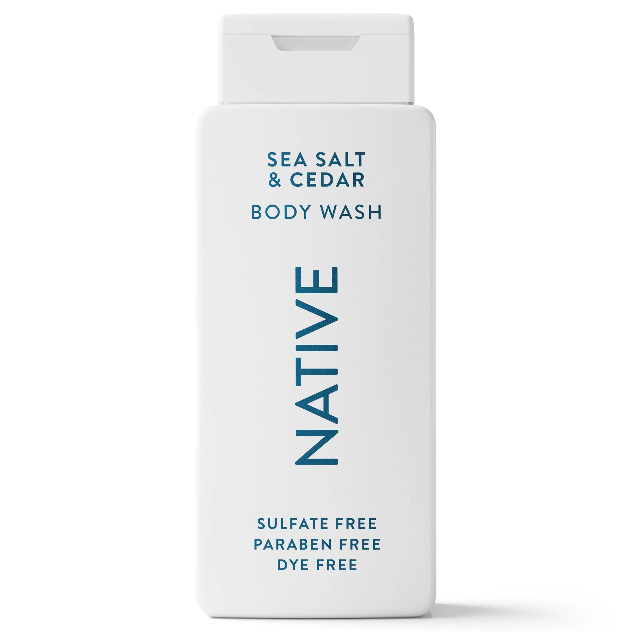 Body Wash, Sea Salt & Cedar, Sulfate Free, for Women & Men, 18 Fl Oz