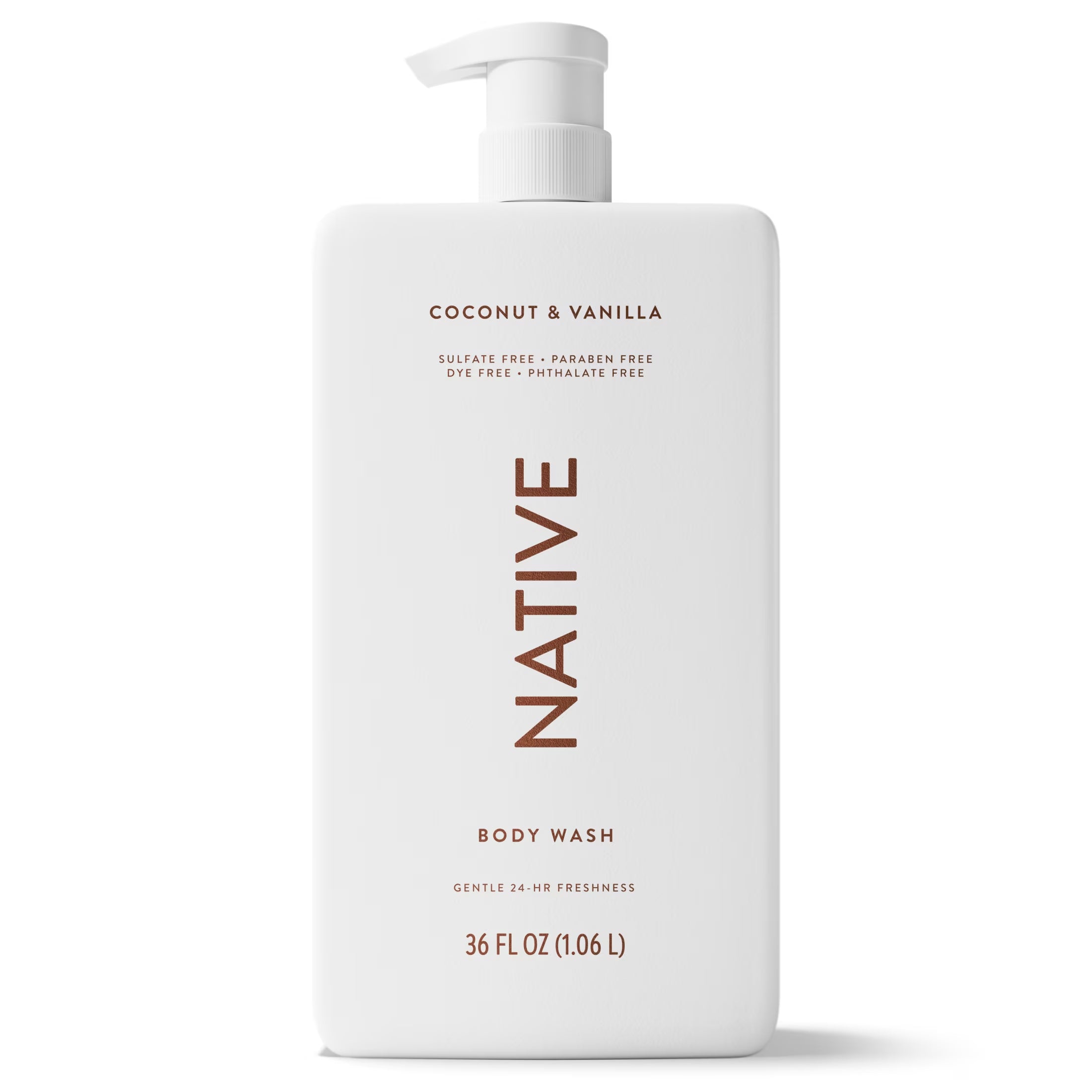 Body Wash, Coconut & Vanilla, Sulfate Free, 36 Fl Oz