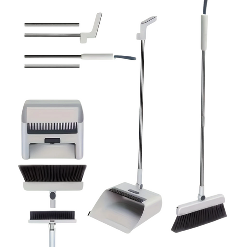3-in-1 Home Cleaning Kit Broom Dustpan Brush